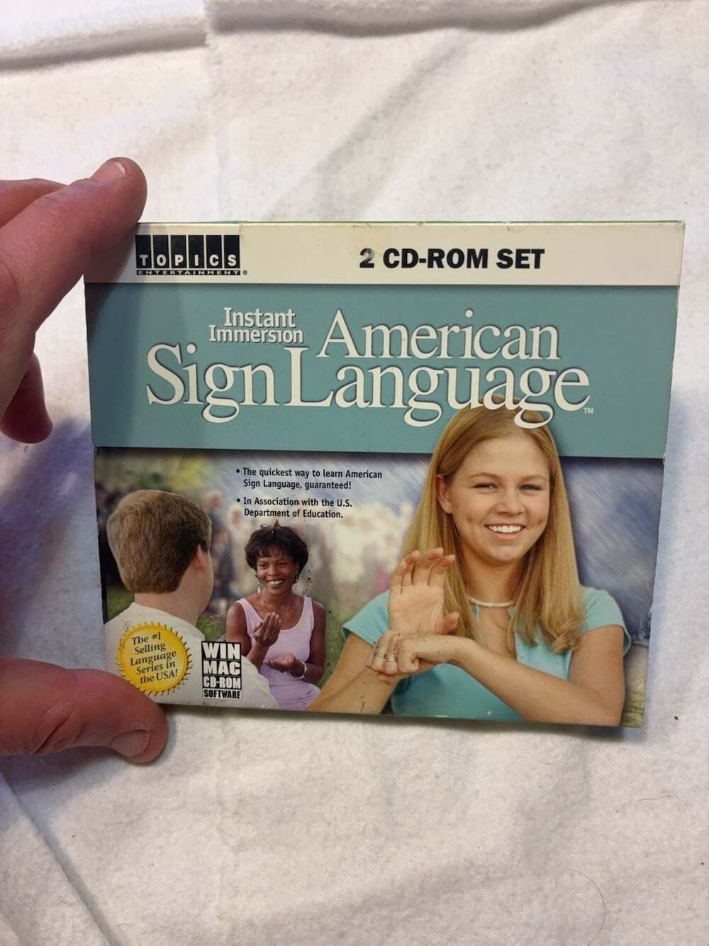 Topics Entertainment Instant Immersion American Sign Language 2 CD-ROM Set